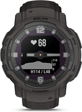 Garmin Instinct Crossover Solar: Solar-Powered Smartwatch for Adventure (GPS, Fitness Tracking)